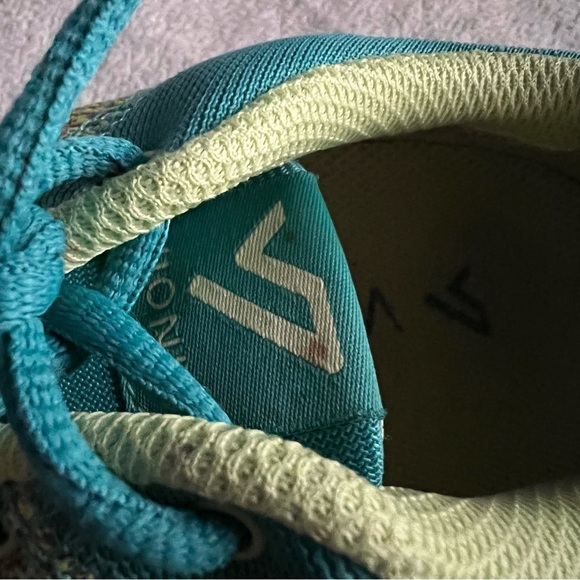 Vionic Adley Active Stretch Knit Lace-Up Comfort Sneaker Shoe Green Blue Sz 7 - Picture 10 of 17